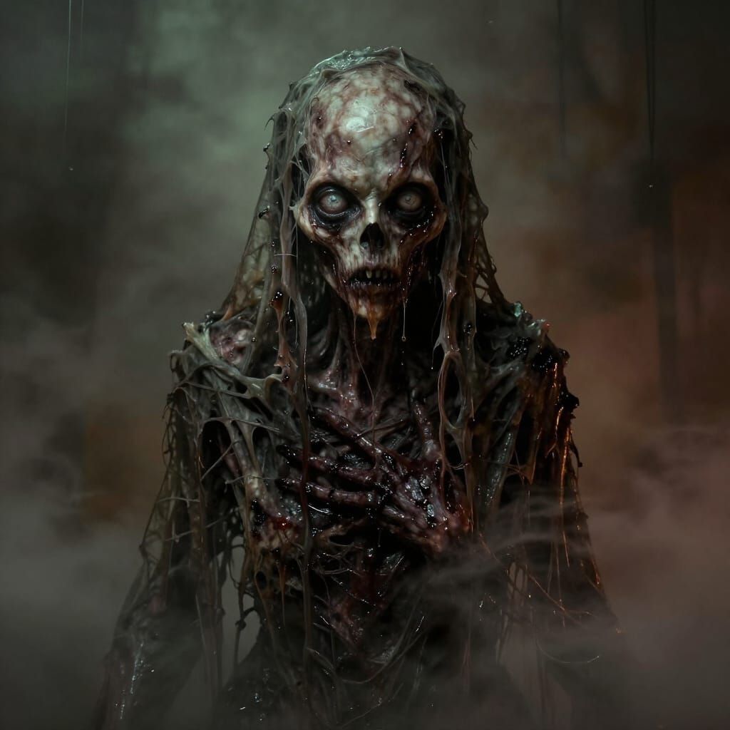 Silent Hill Monster Concept Art in Dark Realism Style