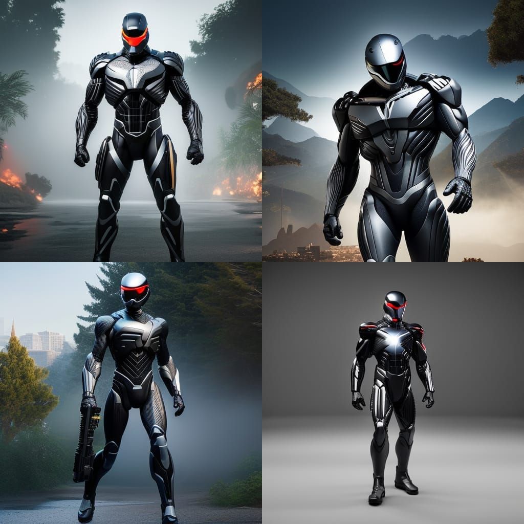 Crysis Nanosuit Reimagined in Pixar Style