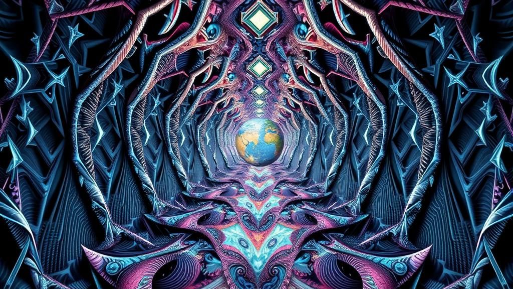 Fantasy Portrait in an Escher-esque Surreal Style