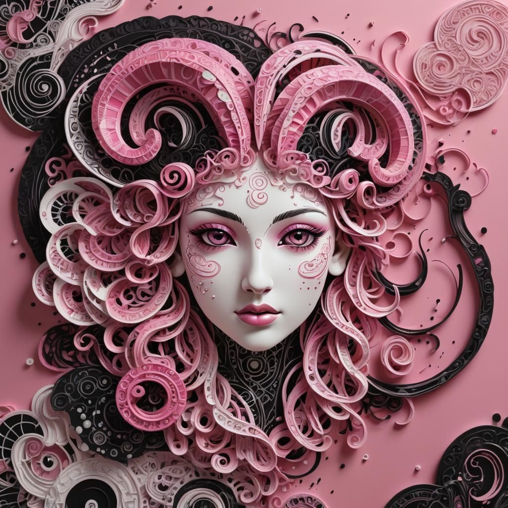 Aries Zodiac Symbol Card in 3D Splash Art