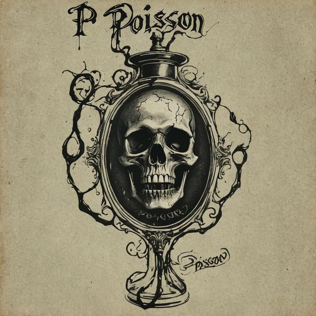 Surreal Poison Metaphor: Empty Glass