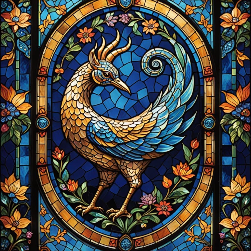 Vibrant Byzantine Mosaic Masterpiece