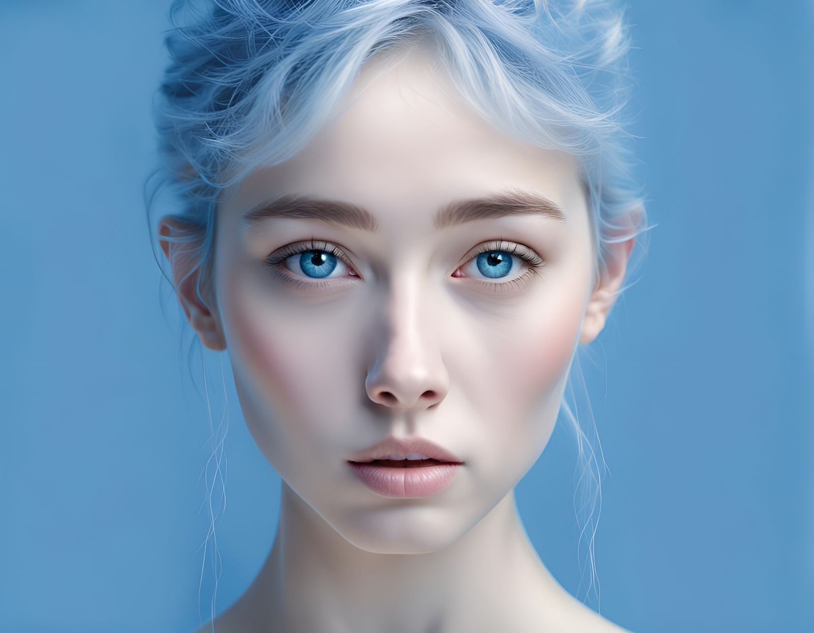 Featureless Blue Background: An Artistic Masterwork