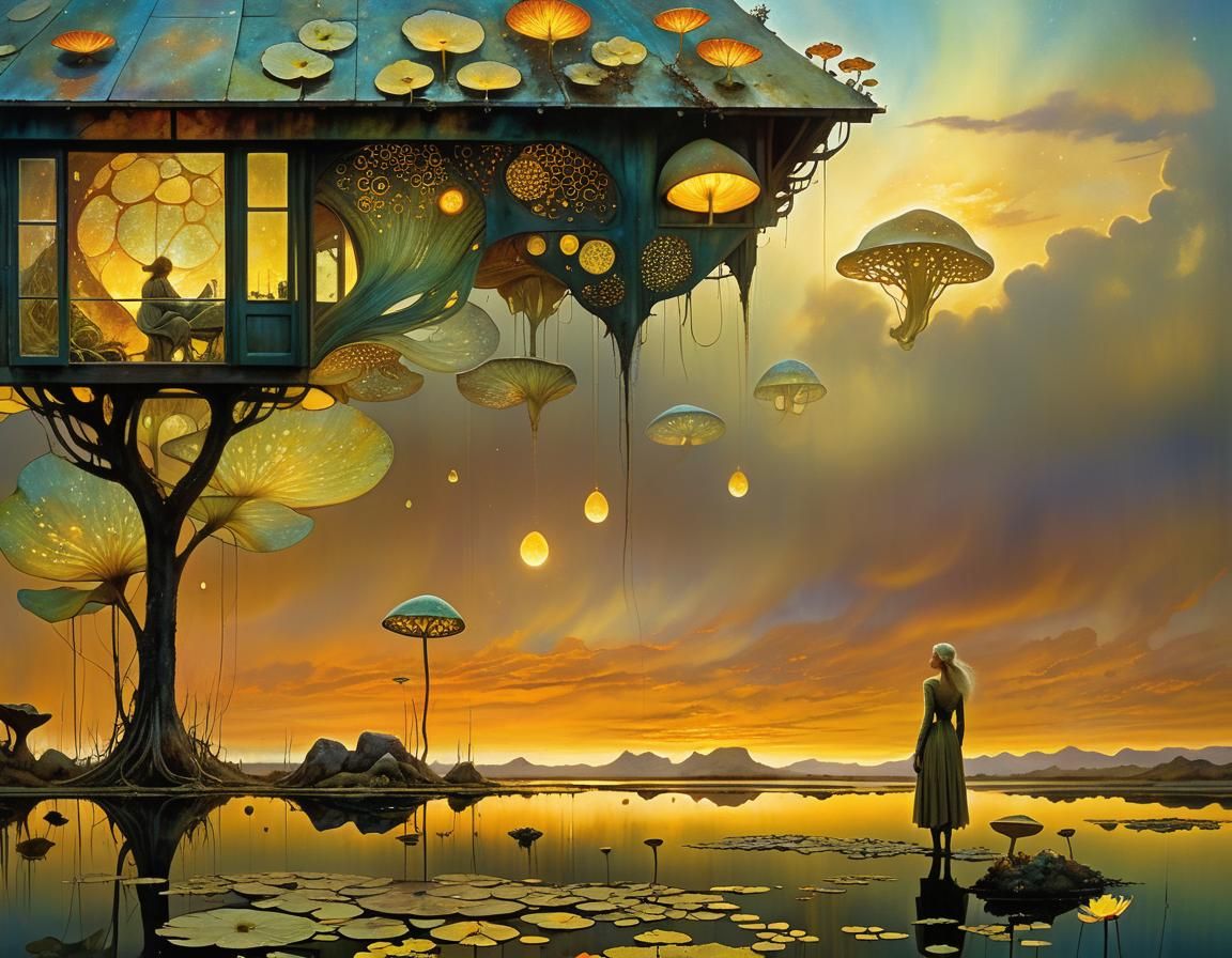 Surreal Sky: A Fantasy Optical Illusion