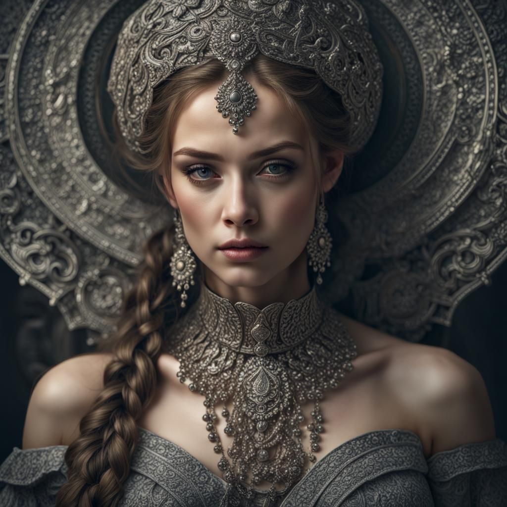 Winged Cat-Woman Ascending, Hyperrealistic Cinematic Art