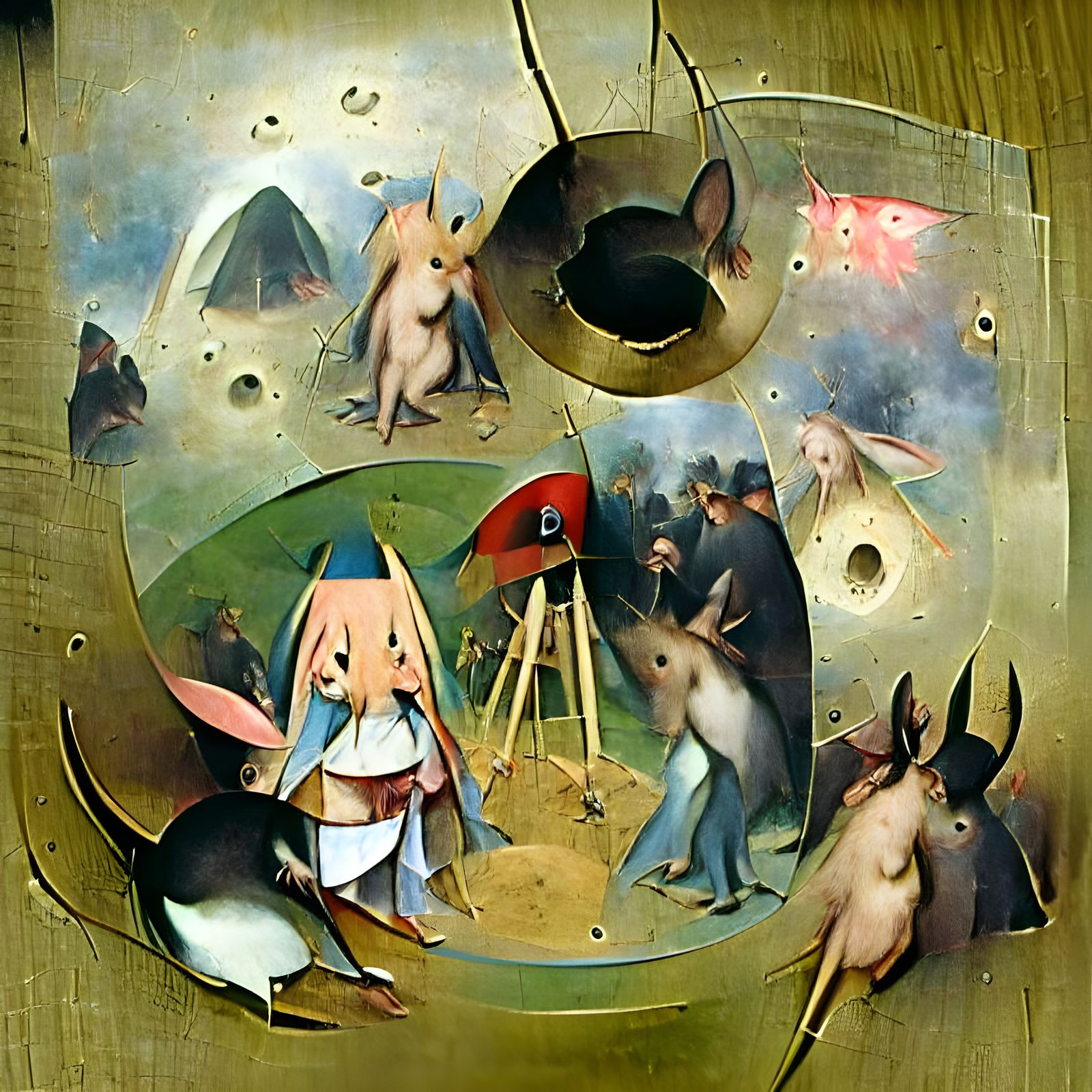 AI Realization of Hieronymus Bosch Style