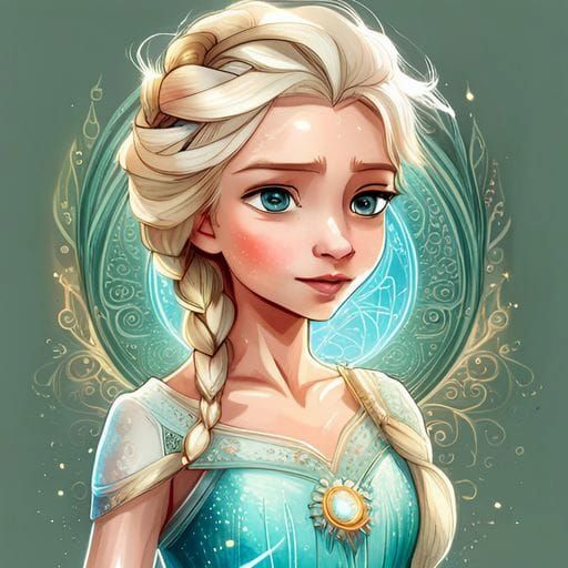 AI Generated Image of Elsa