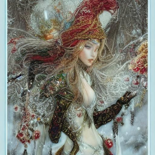 16k resolution, art by Alan Lee, Yoshitaka Amano, ornate elv...