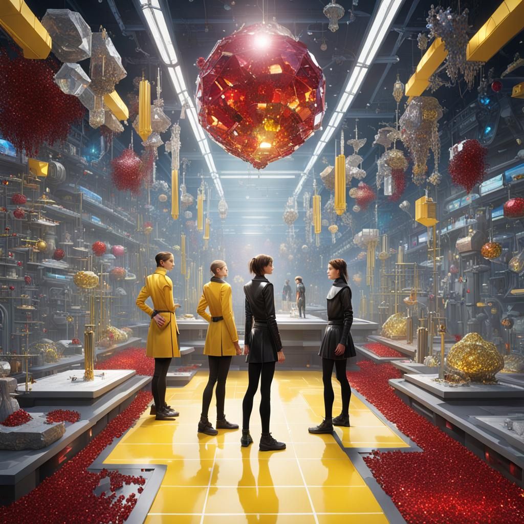 Crystalline Robot Assembly in Crystal Laboratory