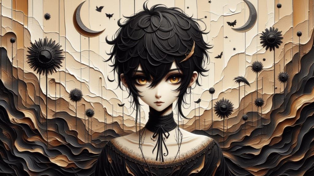 AI Generated Art - Moonchild and Boing Lora