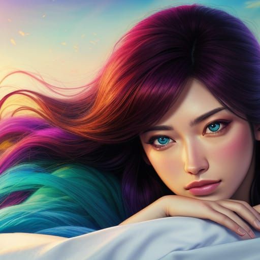 Surreal Hyper Realistic Portrait of a Dreamer