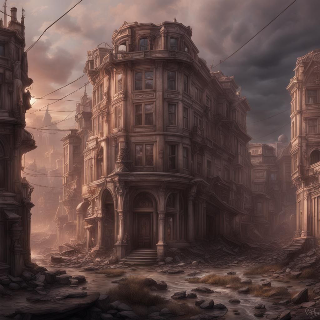 Detailed Matte Painting of Unsatisfying Desires