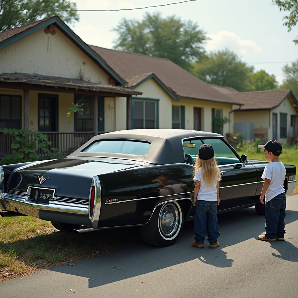 1970 Cadillac Coupe DeVille: Hyper-Realistic Photo