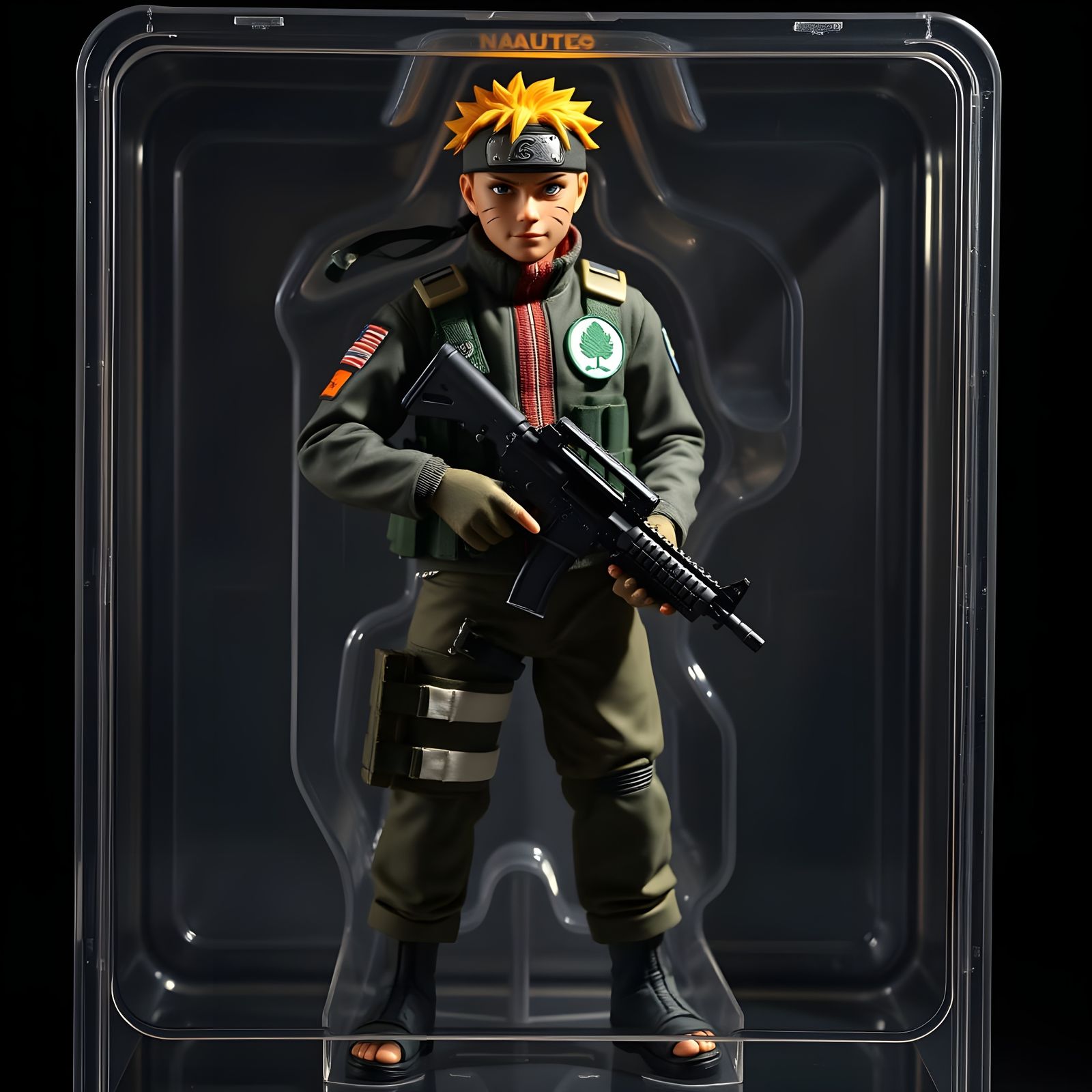 Naruto Modern Military Commando Action Figure