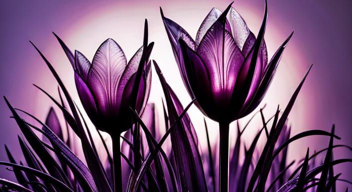 Glowing Crystal Tulip Product Shot