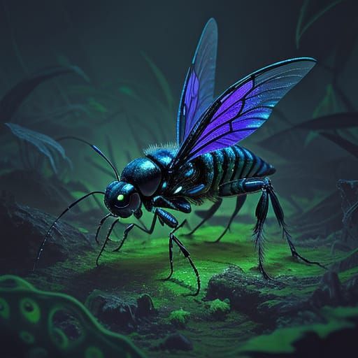 Primal Insectoid Nymphoid in Fungal Forest