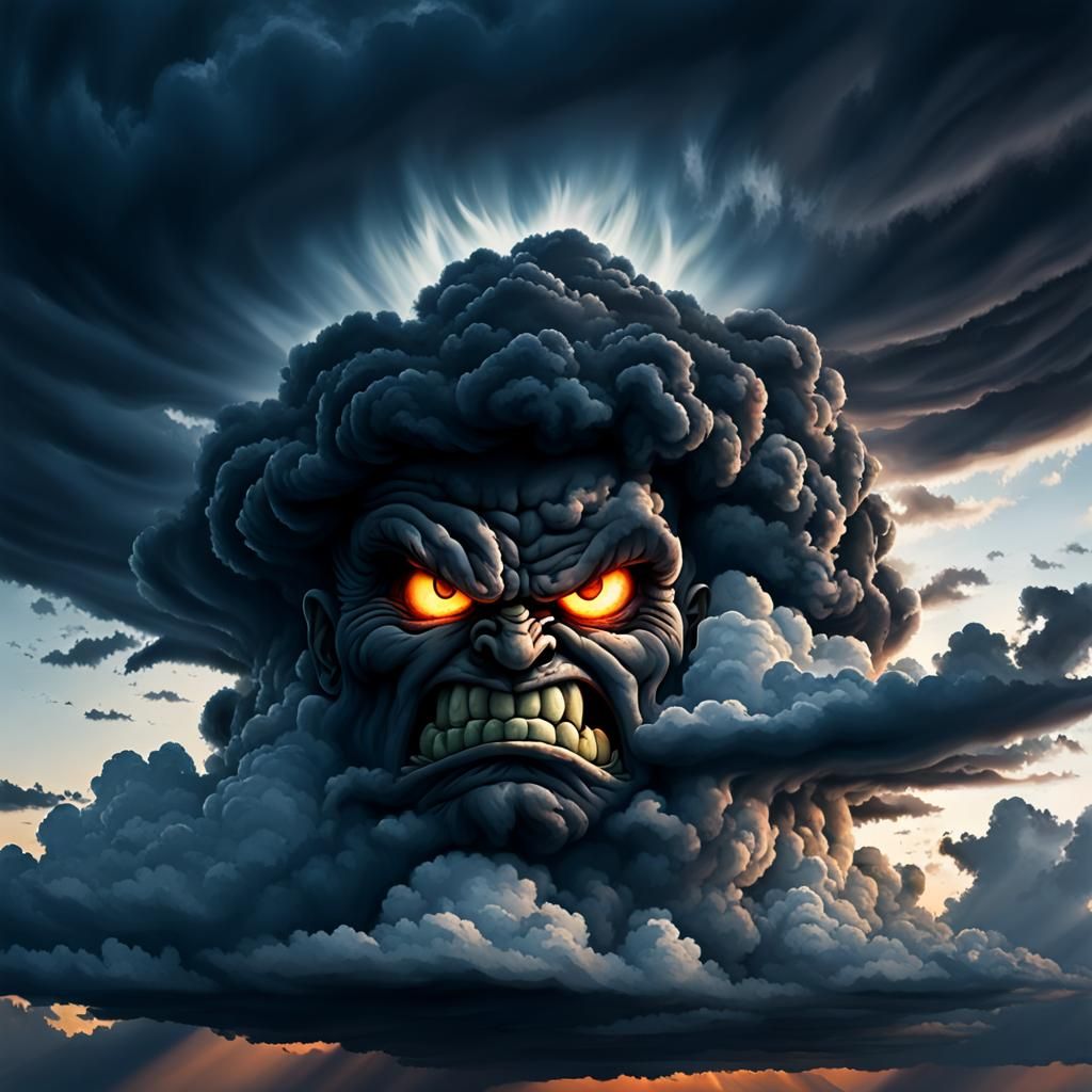 Dark Angry Cloud Formation