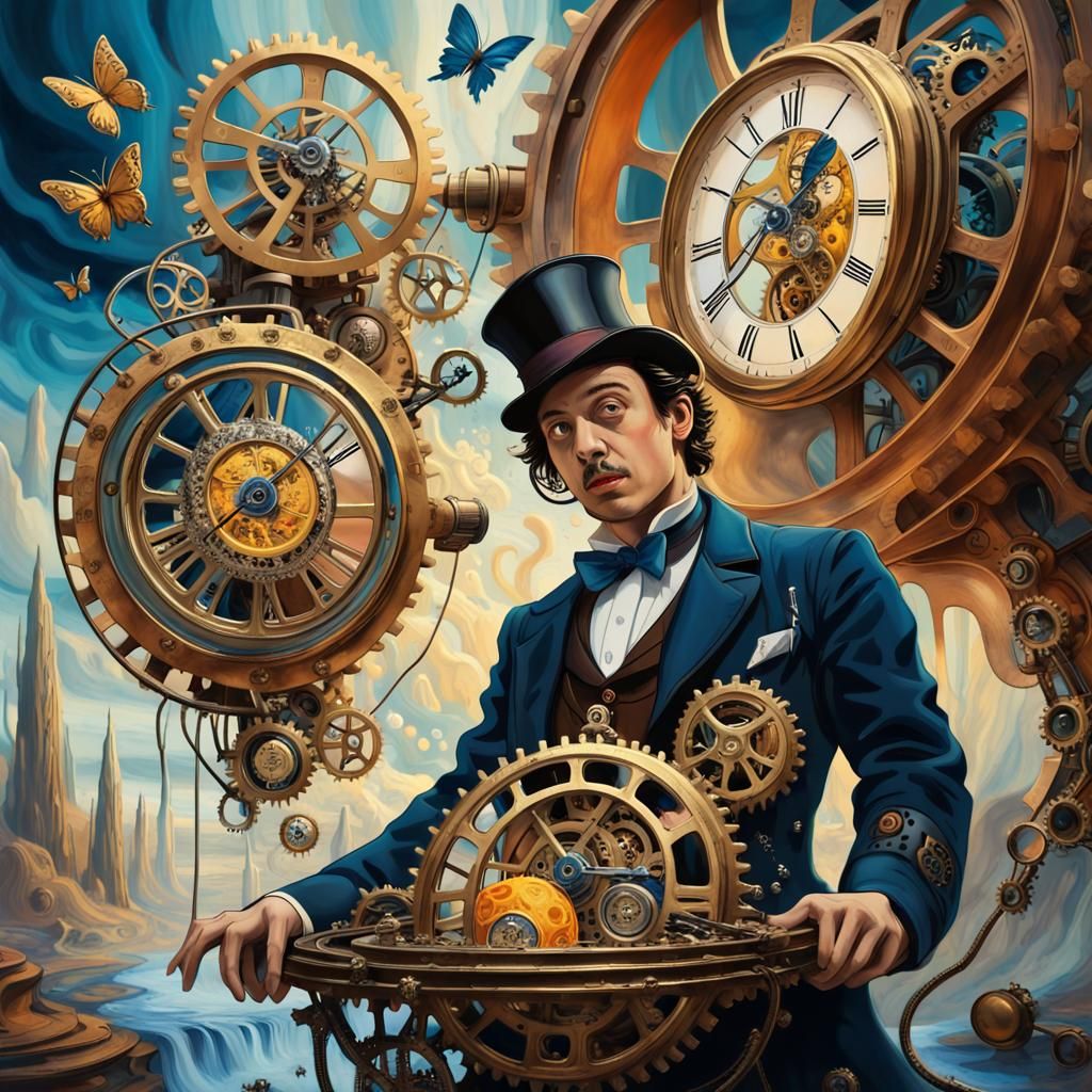 Oz in Dreamlike Steampunk Surrealism