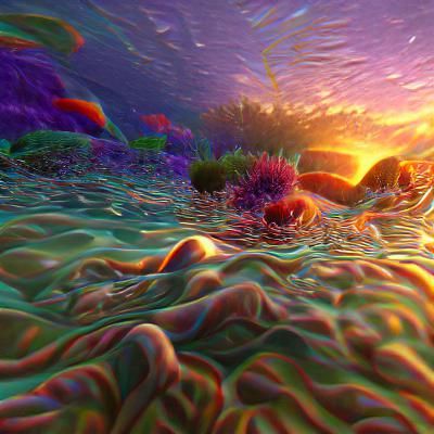 Sunset Underwater