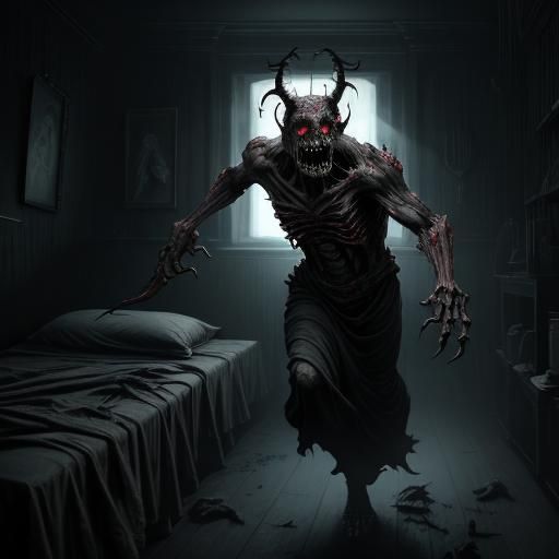 Terrifying Sleep Paralysis Demon Running Towards You