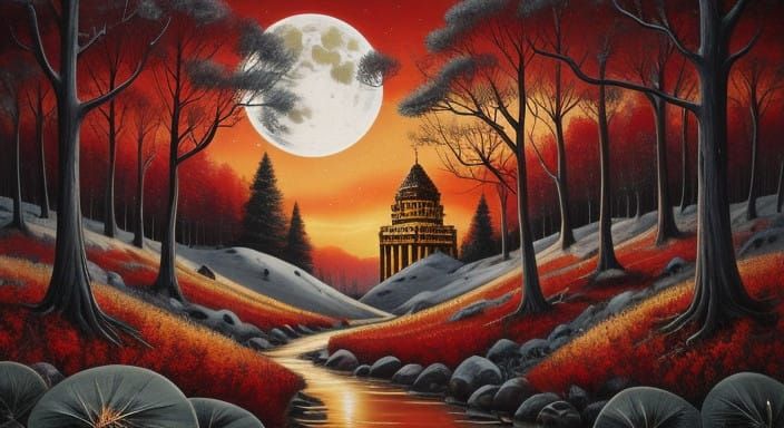 Vintage Photograph in a Warm Golden Light