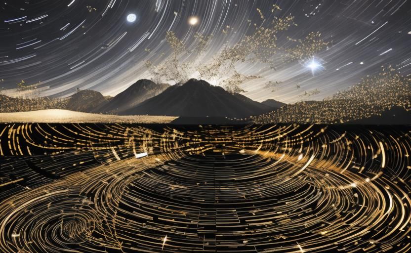 Dramatic Star Trails in Time Lapse Photography