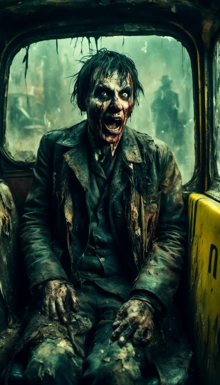 Macabre Taxi Driver Shouting Hysterically