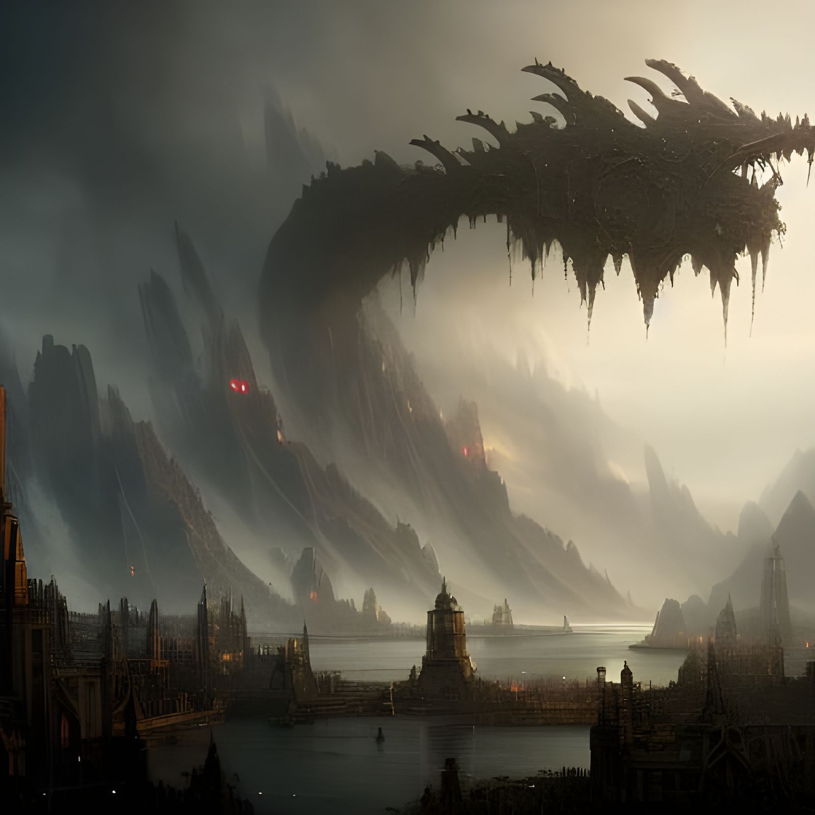 Sinister Arcane Mechanations in Digital Matte Painting