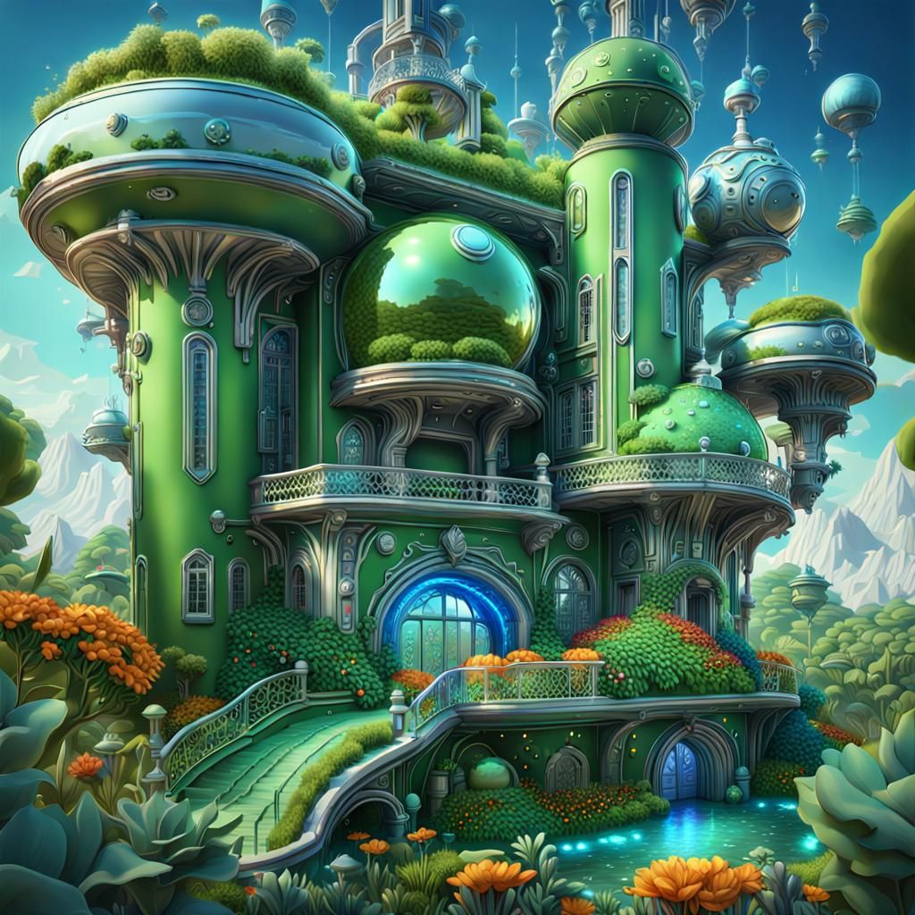 intergalactic botanist's garden home
