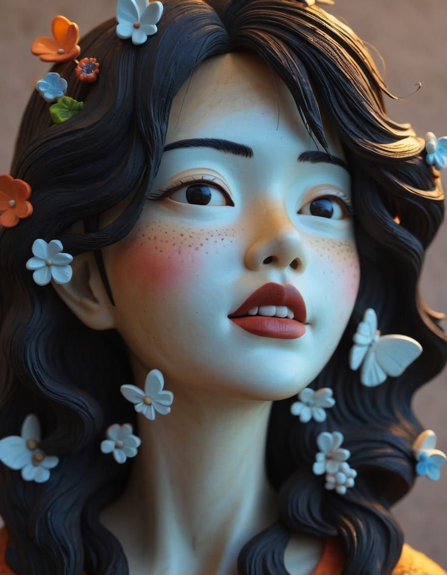 Whimsical Wood Carvings of Forest Spirits