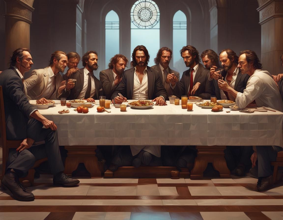 Reservoir Dogs Recreate The Last Supper