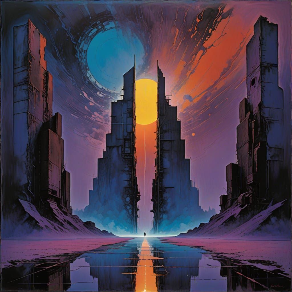 Ethereal Cosmic Shield Radiates Protective Energy