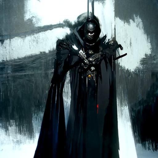 Sinister Black Energy Sword