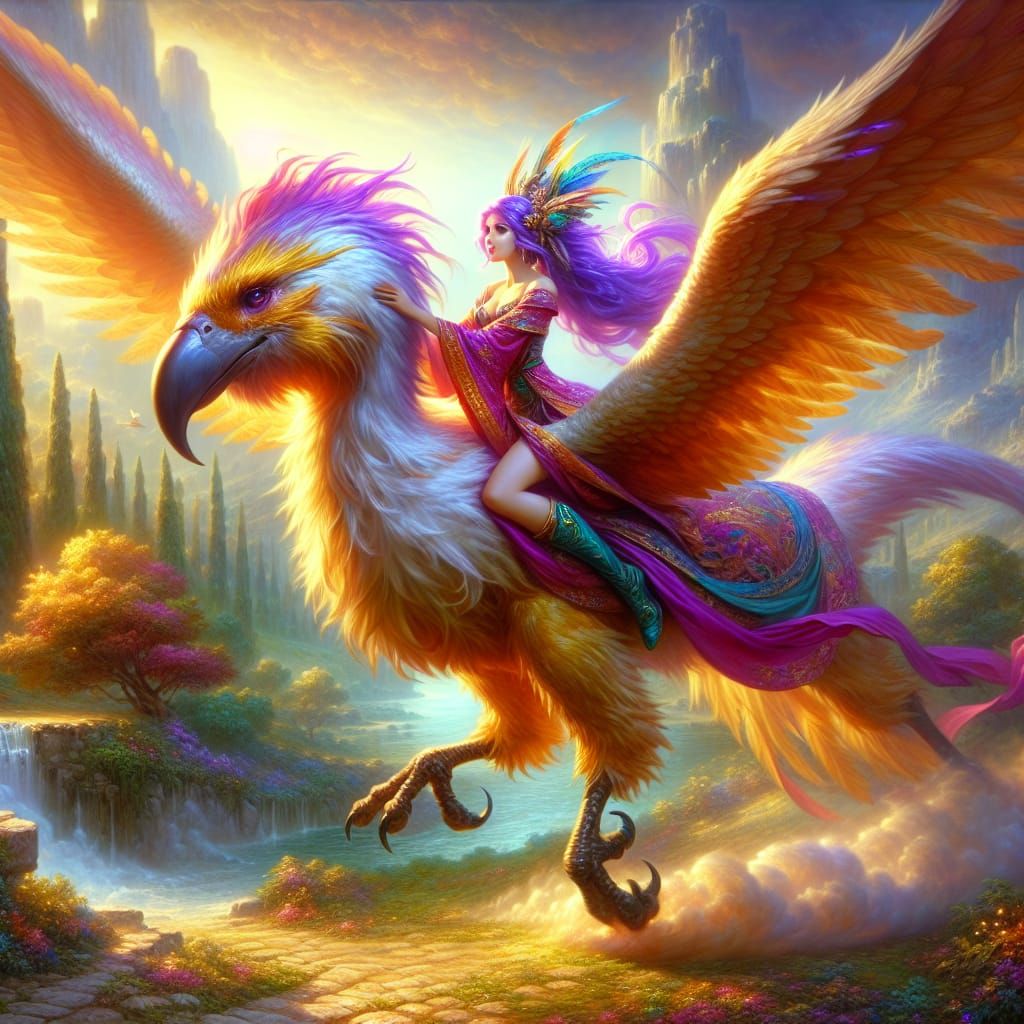 Chocobo Animal (Final Fantasy Series) With Final Fantasy Rider