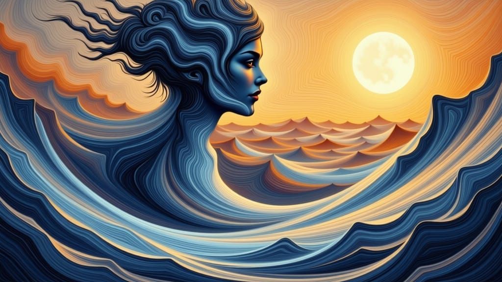 Mirage in Vibrant Desert Symphony Style