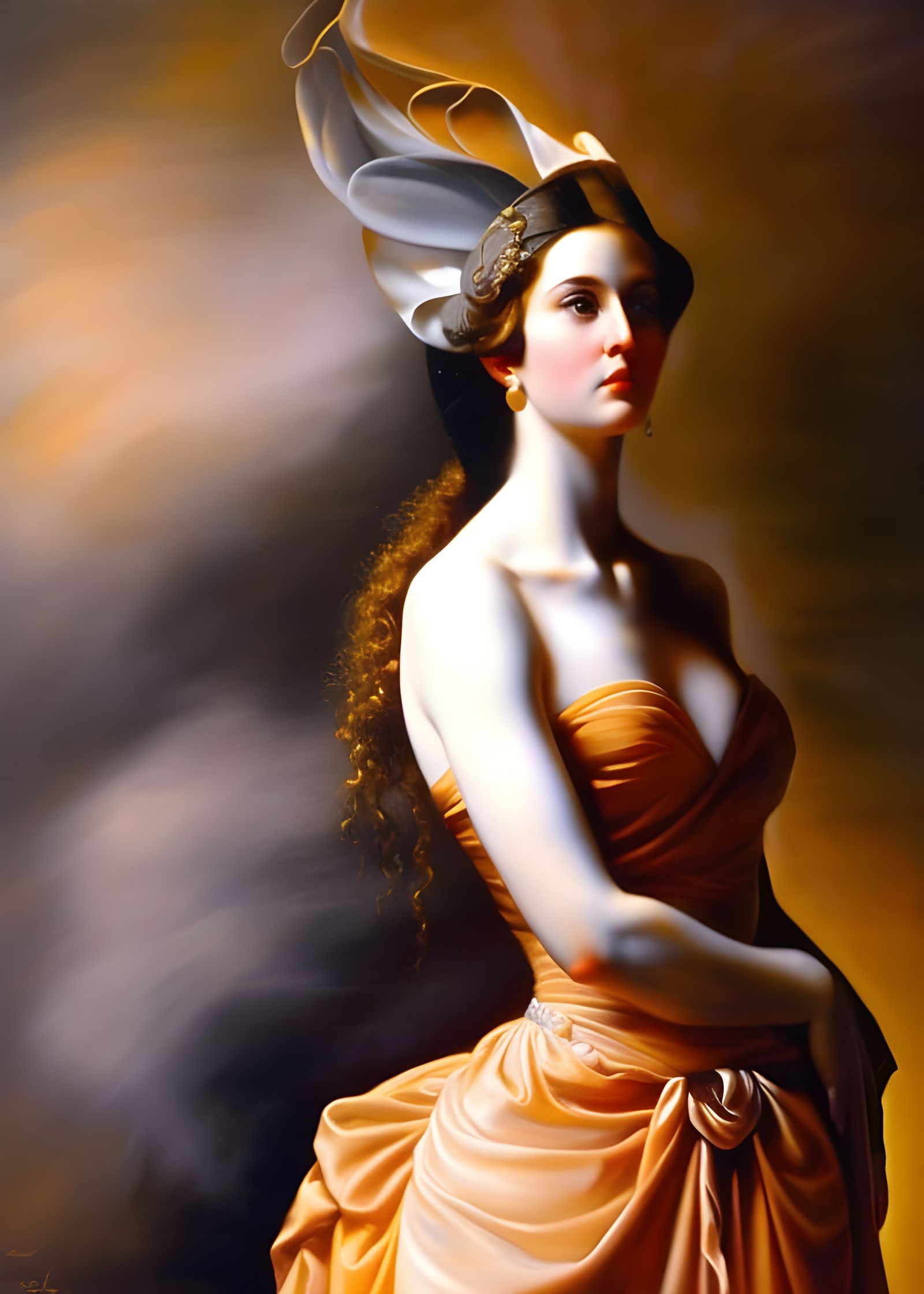 Woman in Cafe: A Photorealistic Masterpiece