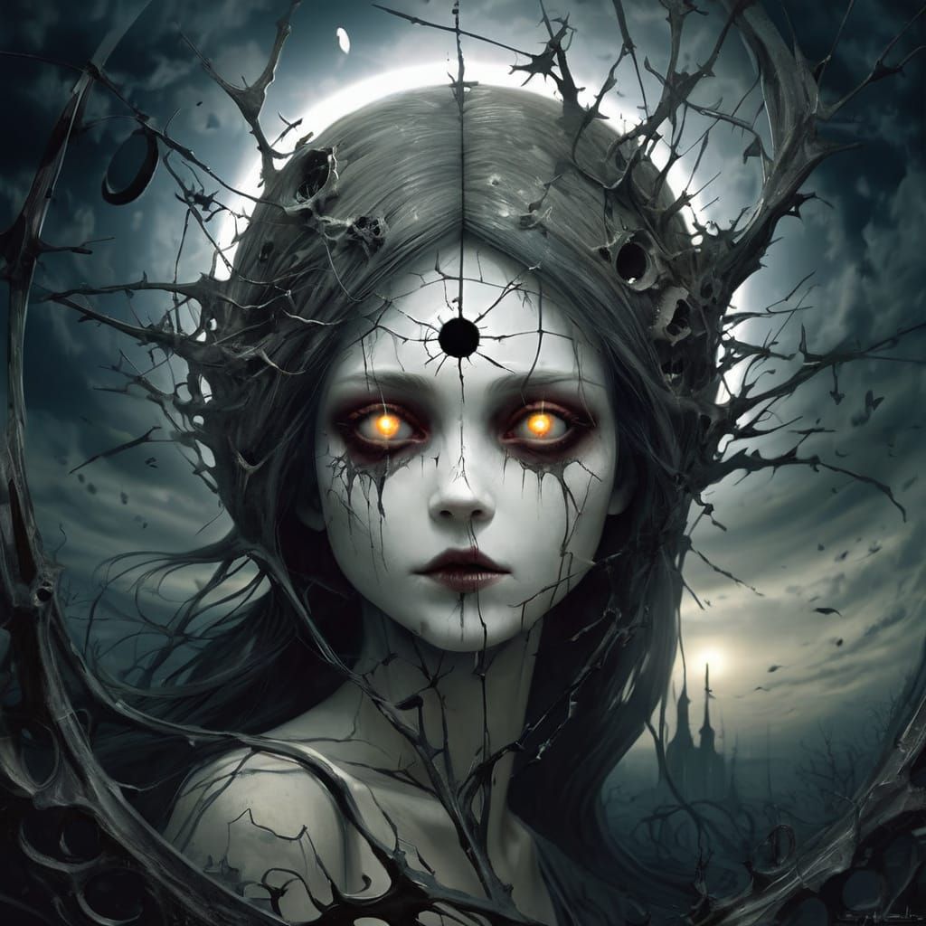 Macabre Eclipse in Thorny Forest