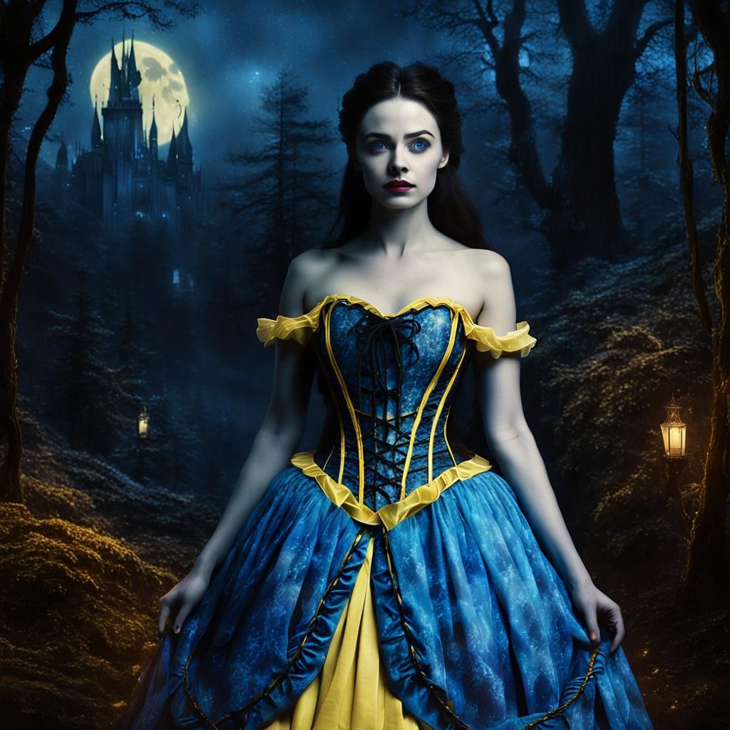 Haunted Belle in Gothic Fairytale Forest