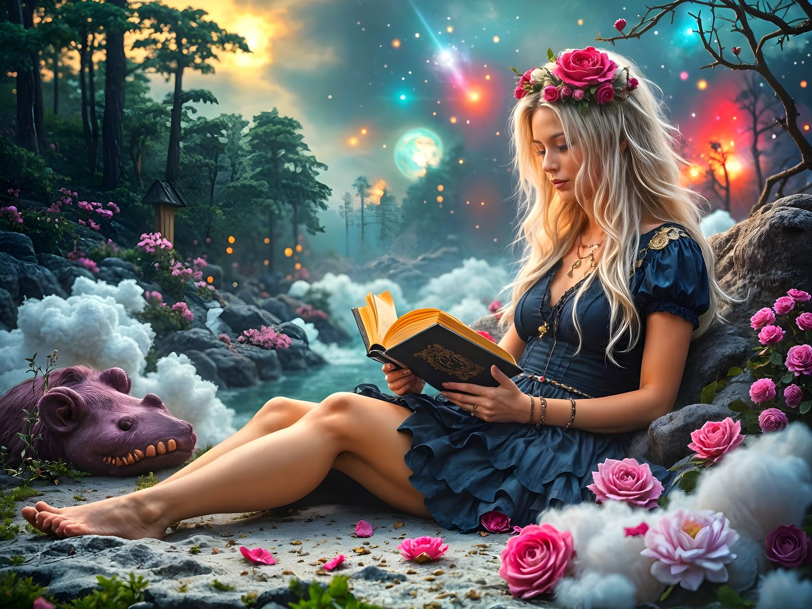 Emerse yourself in a Fantasy novel.