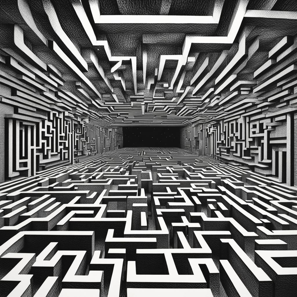 Eerie Liminal Space Maze