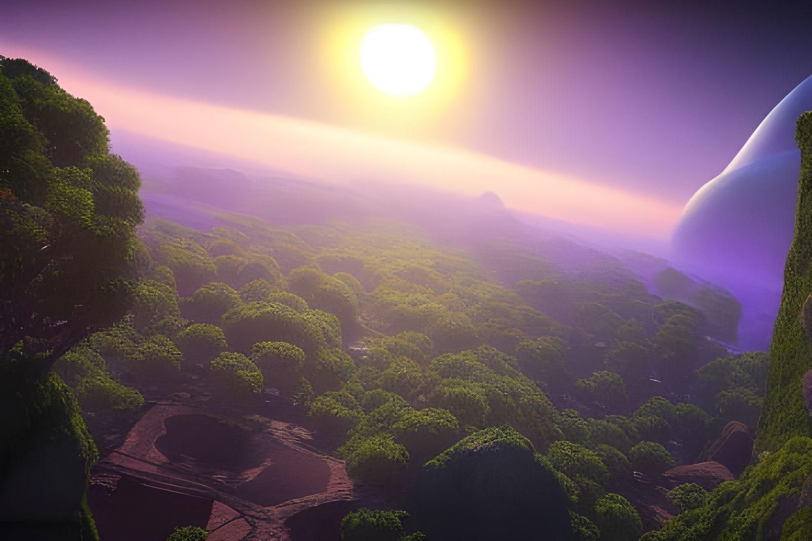 Pandora Planet Render in Unreal Engine