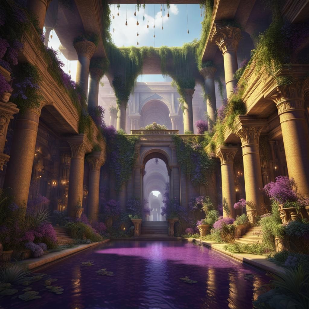 Hanging gardens of Babylon