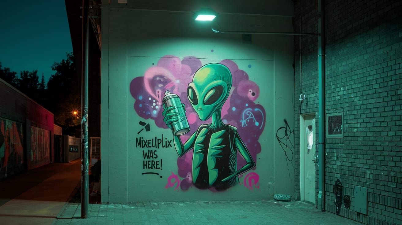 Mixelplix street art 01 - The true identity of Mixelplix is ...