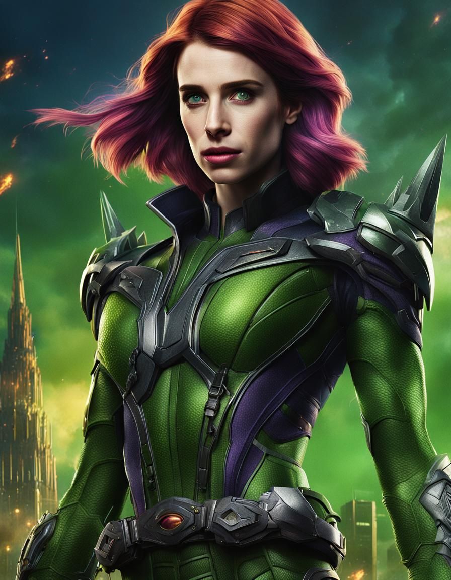 Emma Roberts as The Green Goblin: Fantasy Art
