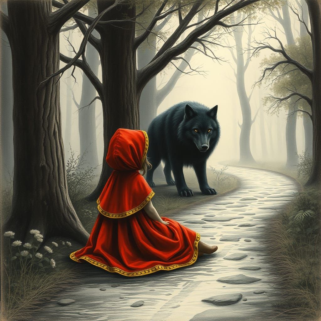 Never forget that it was the wolf that taught Little Red Riding Hood to survive