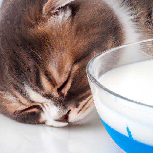 Milk Cat: An AI-Generated Image