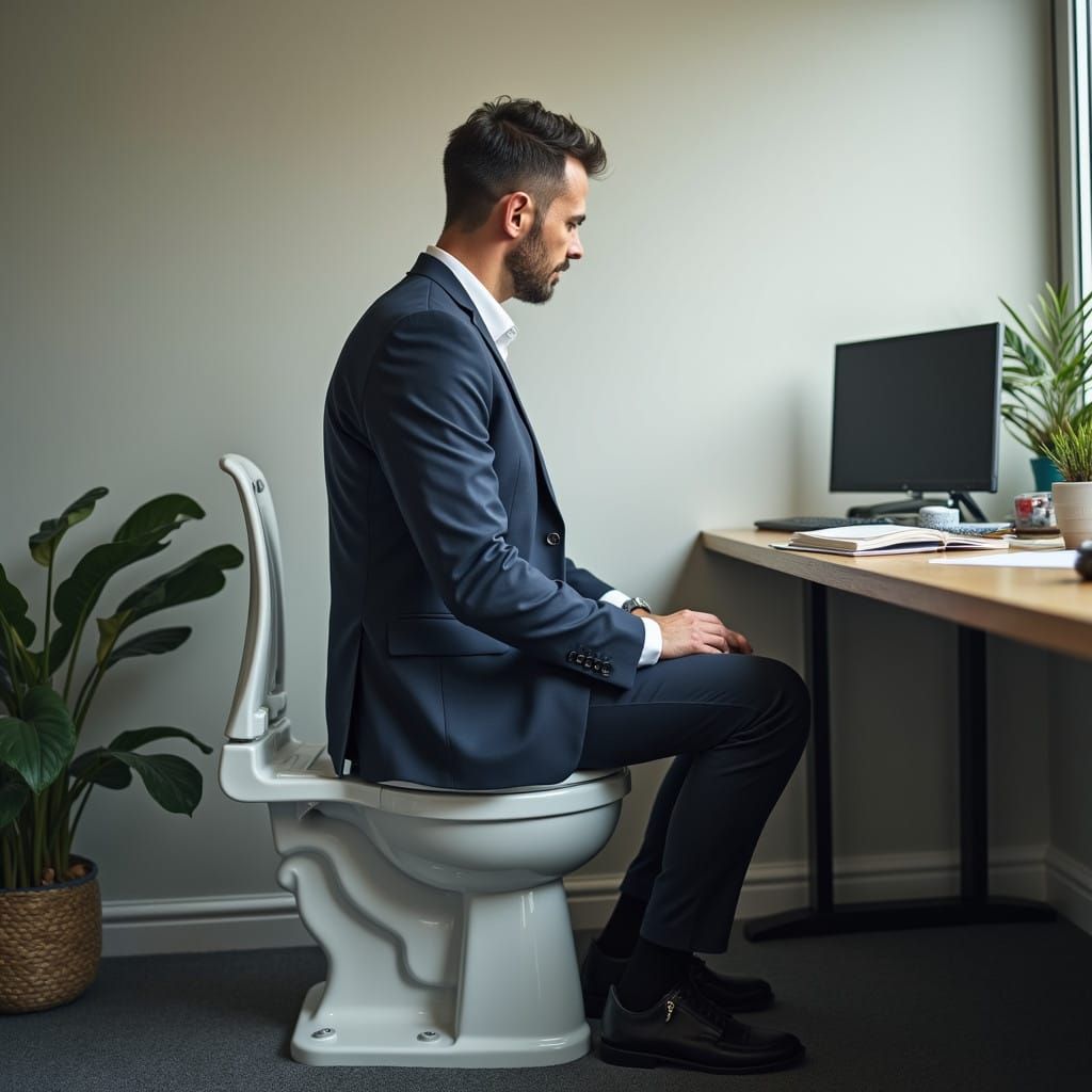 CEO Productively Works from Unconventional Office Space