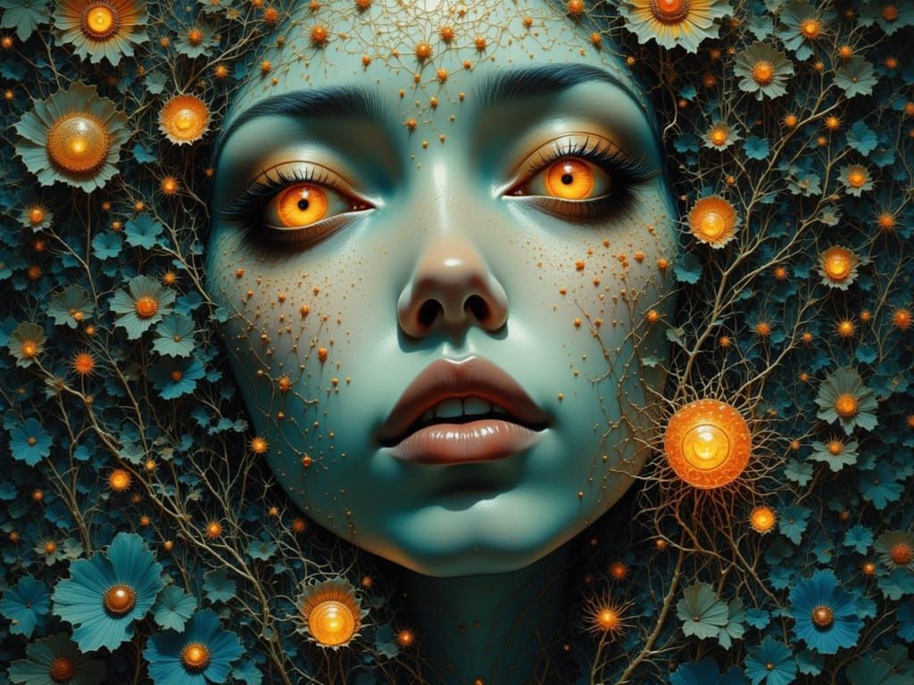 Mysterious Faces in Ethereal Matte Painting