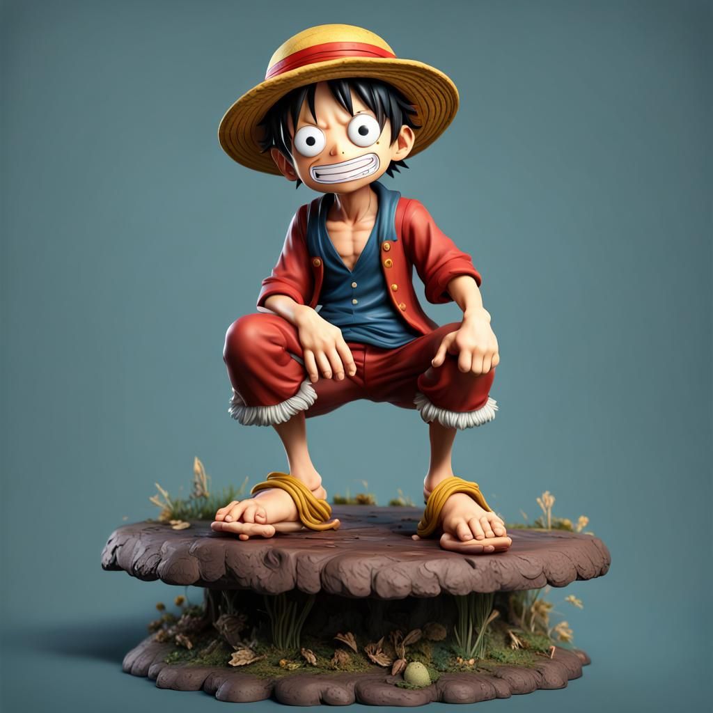 Luffy action figure