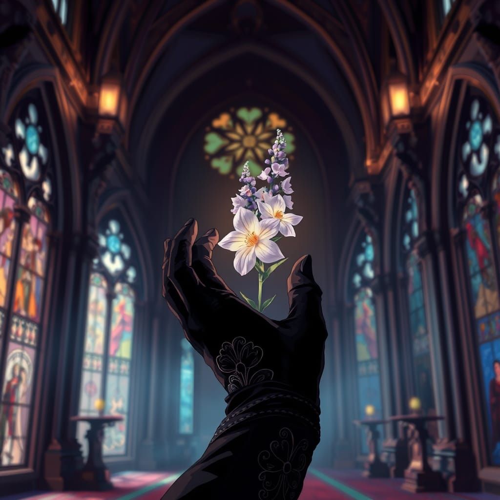 Ethereal Blossoms in Gothic Chamber: Manga Scan